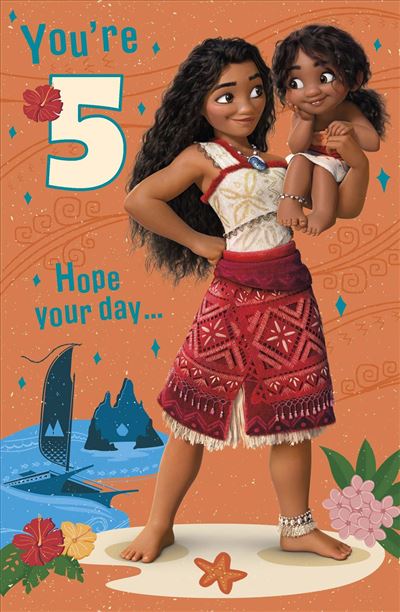 UKG 'You're 5 Hope Your Day...' Birthday Card