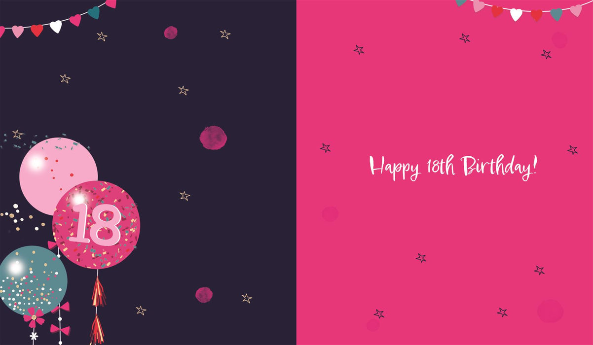 ICG 'Enjoy Every Moment 18' Birthday Card