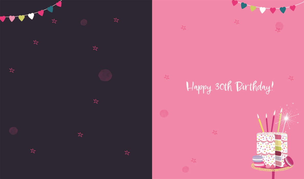 UKG '30' Birthday Card