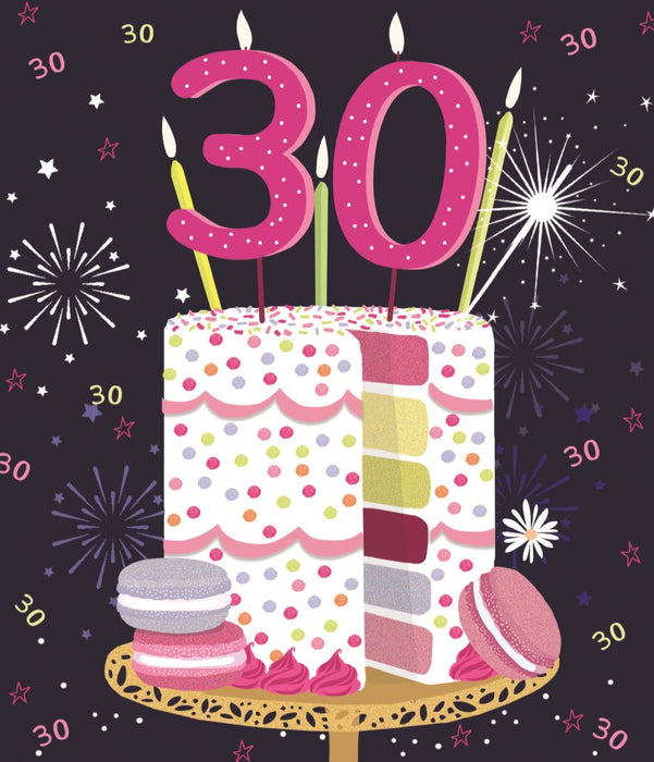 UKG '30' Birthday Card