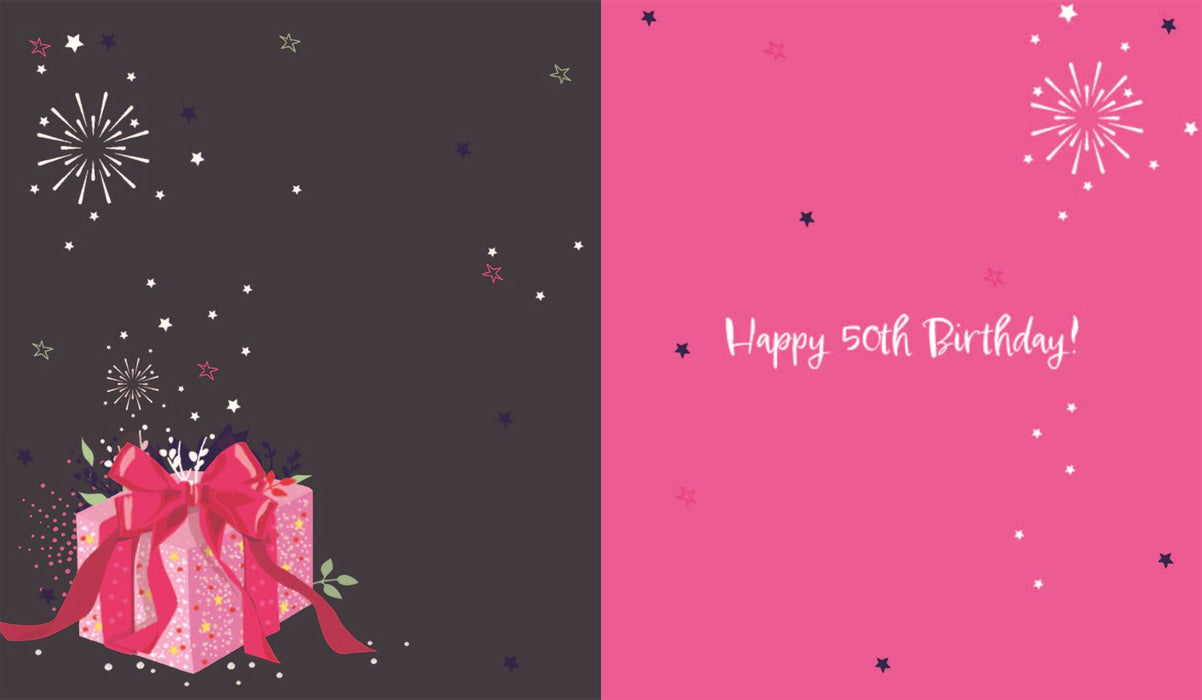 ICG  'Its Your 50th Enjoy' Birthday Card