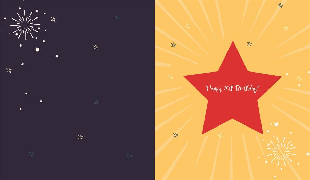 ICG  '70 Today Super Star' Birthday Card