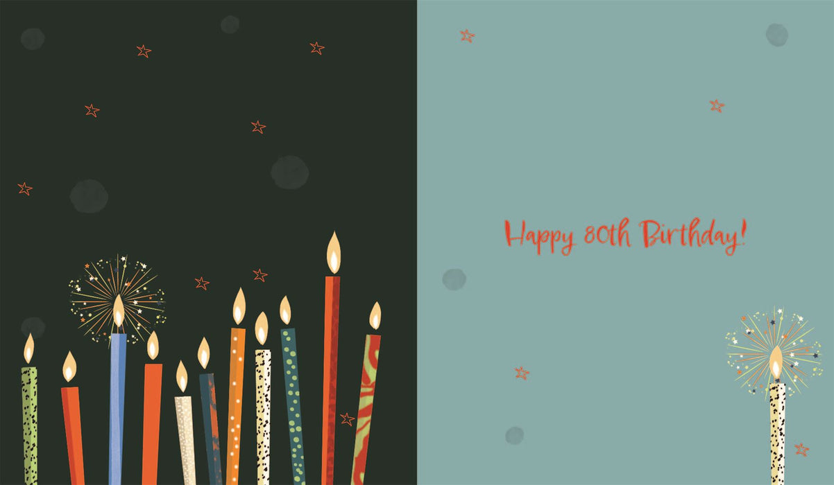 ICG  'It's Your Birthday 80' Birthday Card