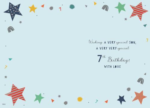 ICG 'For A Special Son 7 Today' Birthday Card