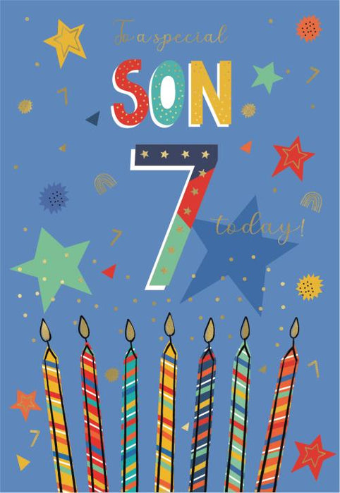 ICG 'For A Special Son 7 Today' Birthday Card