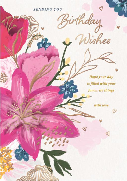 ICG 'Sending Birthday Wishes' Birthday Card