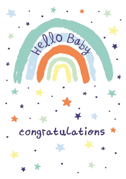 ICG 'Hello Baby Congratulations' New Baby Card