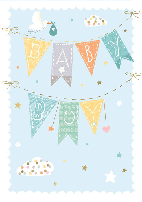 ICG 'Baby Boy' New Baby Card