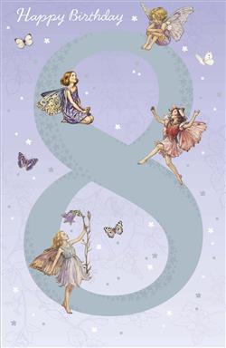 UKG 'Happy Birthday 8' Girls Birthday Card