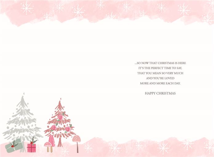 ICG 'For A Lovely Granddaughter' Christmas Card