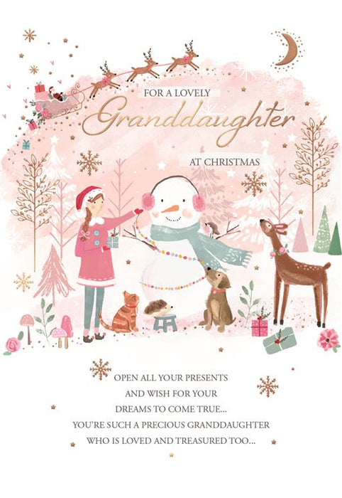ICG 'For A Lovely Granddaughter' Christmas Card