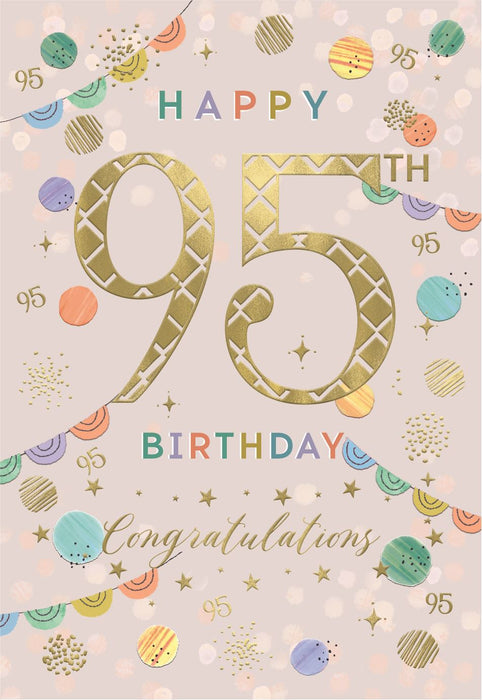 ICG 'Happy 95th Birthday' Birthday Card