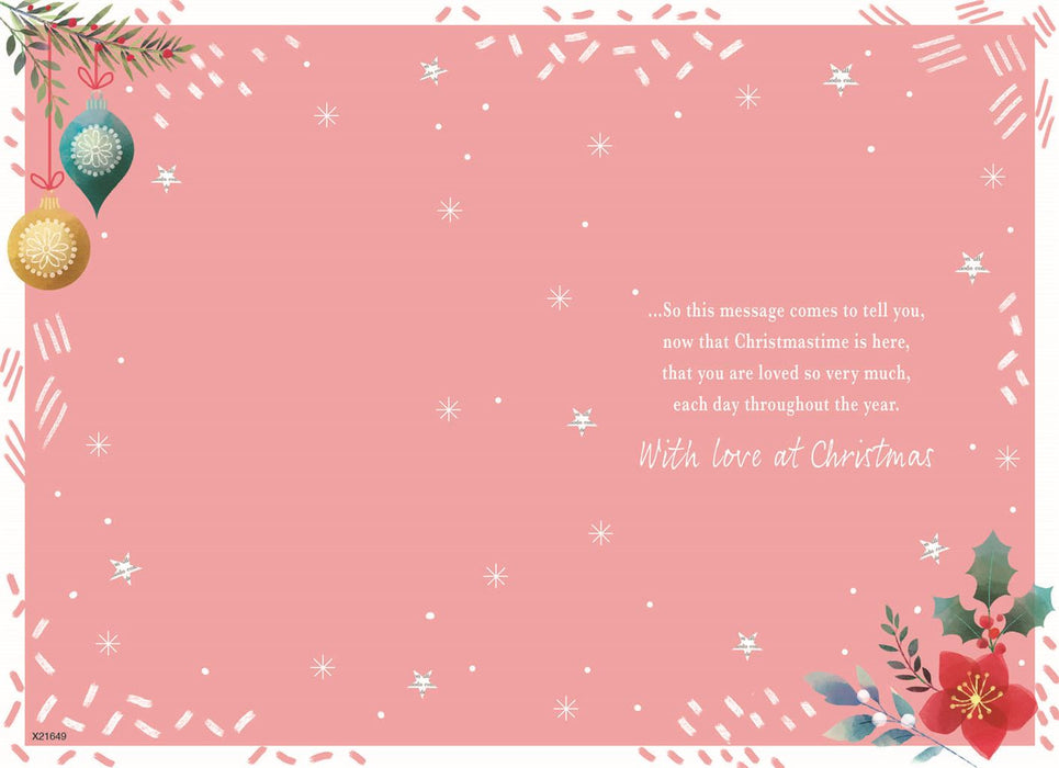 ICG 'A Christmas Wish For A Very Special Granddaughter' Christmas Card