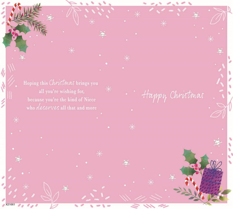 ICG 'Christmas Wishes Niece' Christmas Card