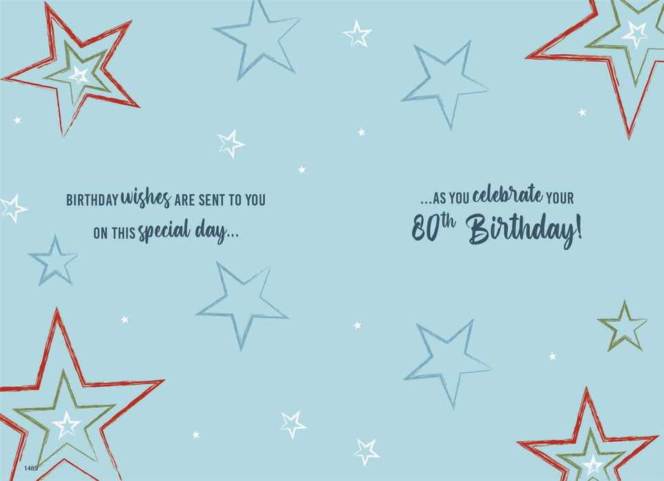 ICG 'Happy 80th' Birthday Card