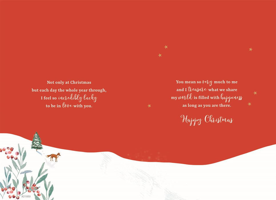ICG For My Wonderful Husband at Christmas - Train Card