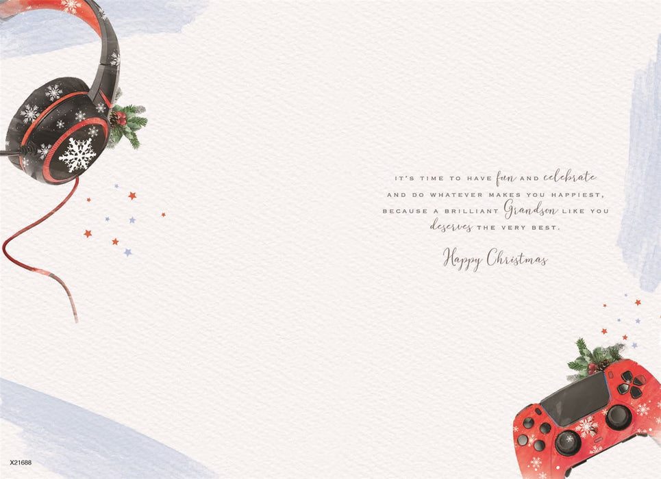 ICG 'For A Special Grandson at Christmas' Christmas Card