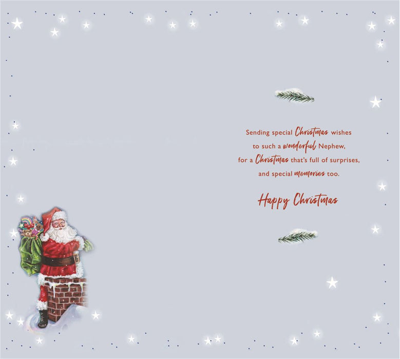 ICG 'For A Fantastic Nephew at Christmas' Christmas Card
