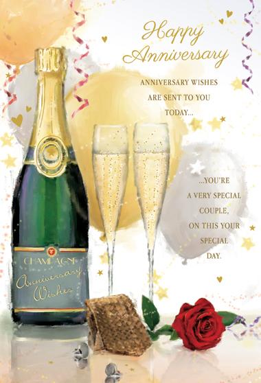 Words N Wishes 'Happy Anniversary' Card