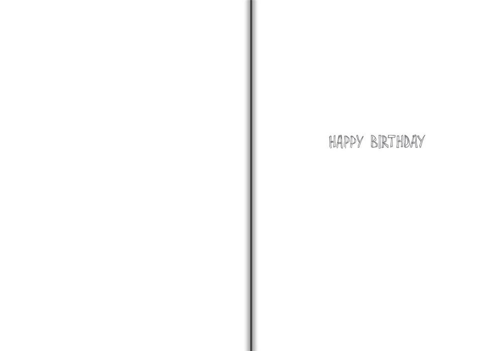 Paper Link 'Car Hose' Birthday Card