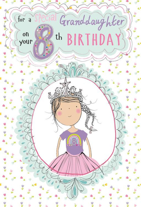 ICG 'For A Special Granddaughter 8' Birthday Card