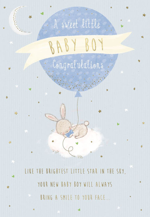 ICG  'A New Baby Boy' New Baby Card