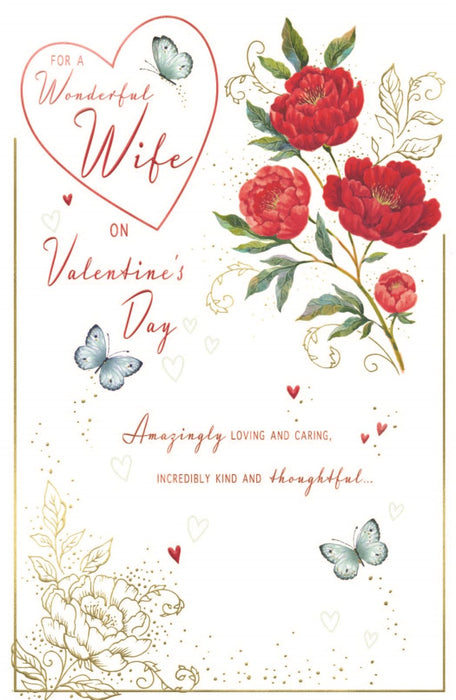ICG 'For A Wonderful Wife' Valentine Card