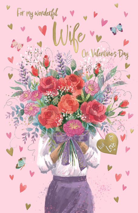 ICG 'For My Wonderful Wife' Valentine Card