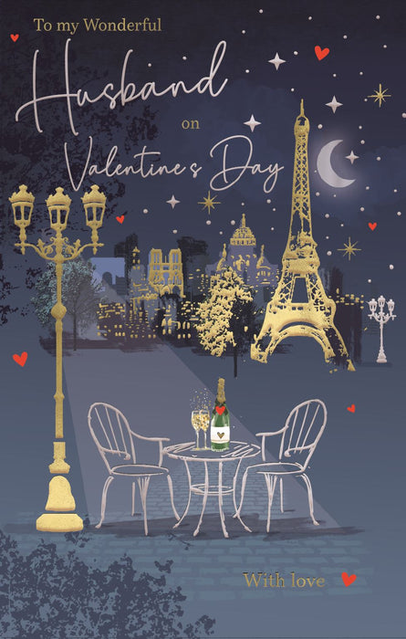 ICG 'To My Wonderful Husband' Valentine Card