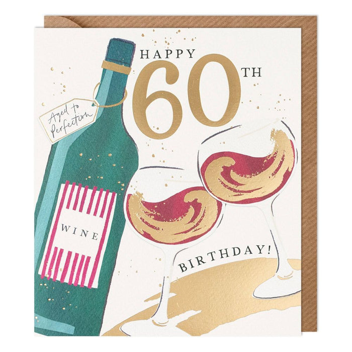 Paperlink 'Happy 60th' Birthday Card