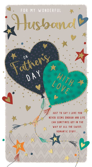 ICG 'For My Wonderful Husband' Fathers Day Card