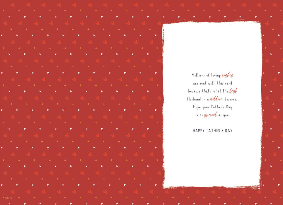 ICG 'To My Wonderful Husband' Fathers Day Card