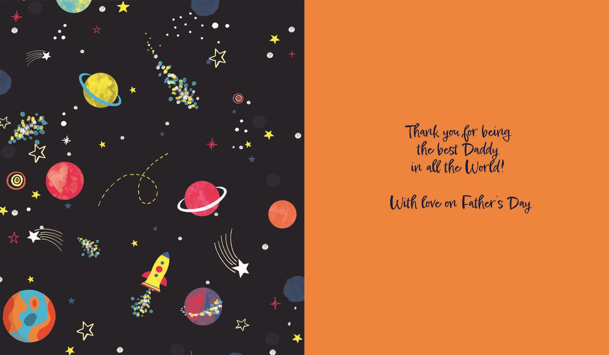 ICG 'Daddy You Are Out Of This World' Fathers Day Card