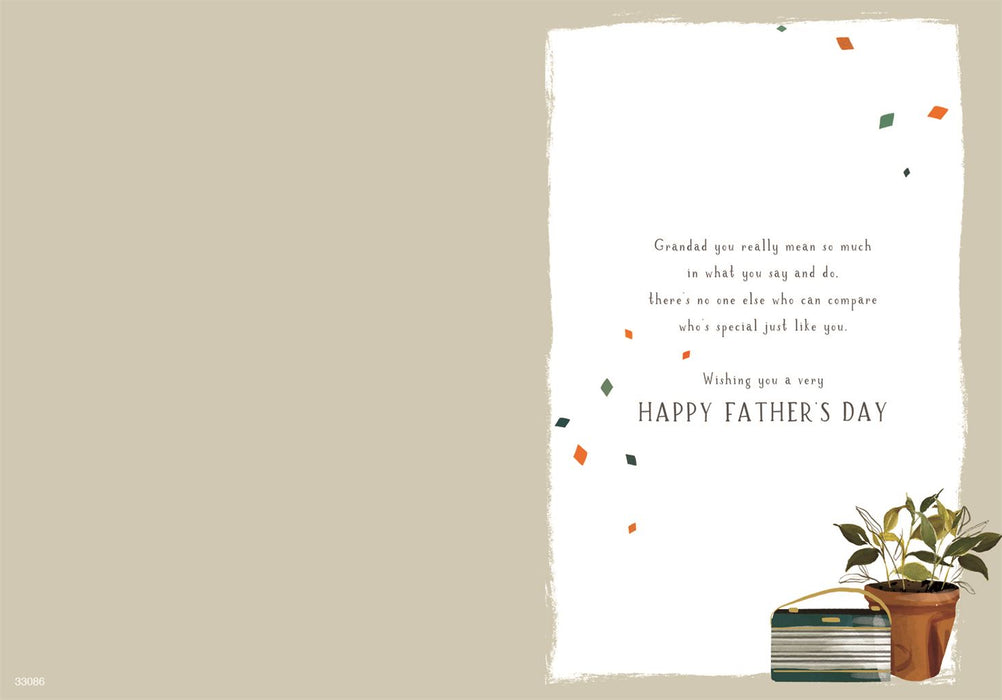 ICG 'For A Wonderful Grandad On Father's Day' Fathers Day Card