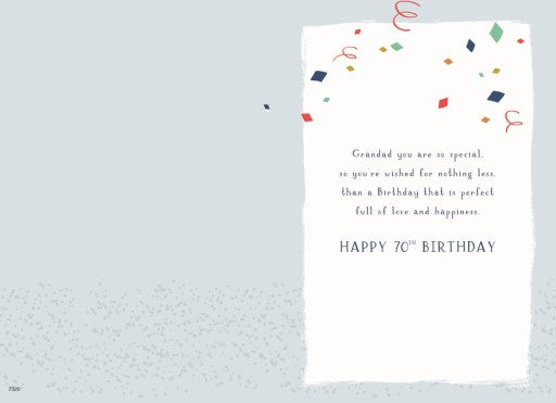 ICG 'For A Special Grandad 70 Today' Birthday Card