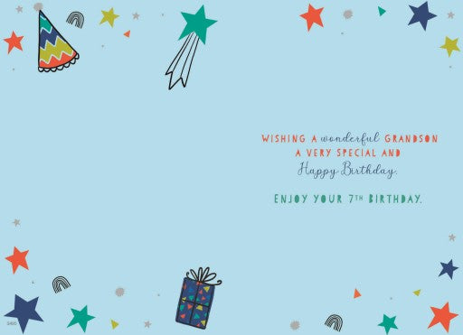 ICG 'To An Amazing Grandson On Your 7th' Birthday Card
