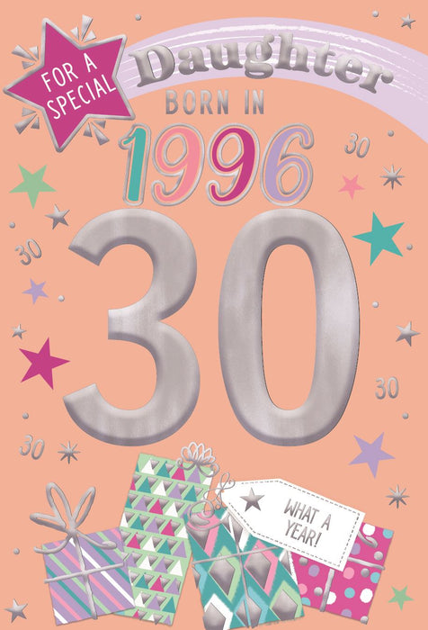 ICG 'Daughter 30 Born In 1996' Birthday Card