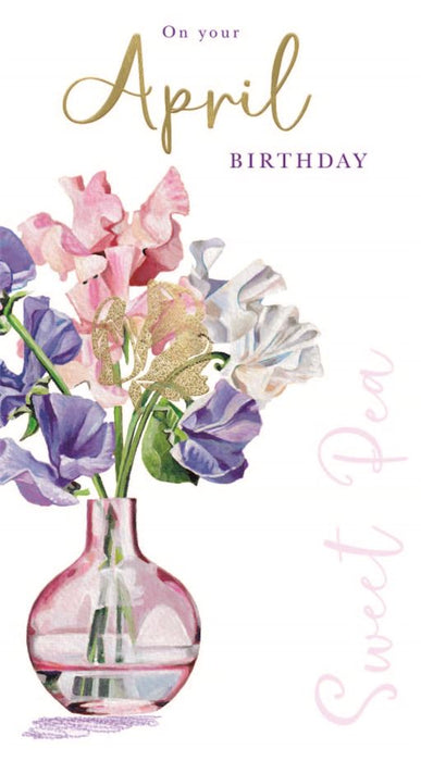 ICG 'On Your April Birthday' Birthday Card