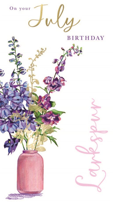 ICG 'On Your July Birthday' Birthday Card