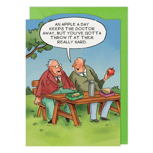 Paperlink 'Apple A Day' Open Card