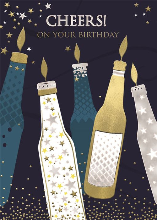 ICG 'Cheers! Open Male' Birthday Card