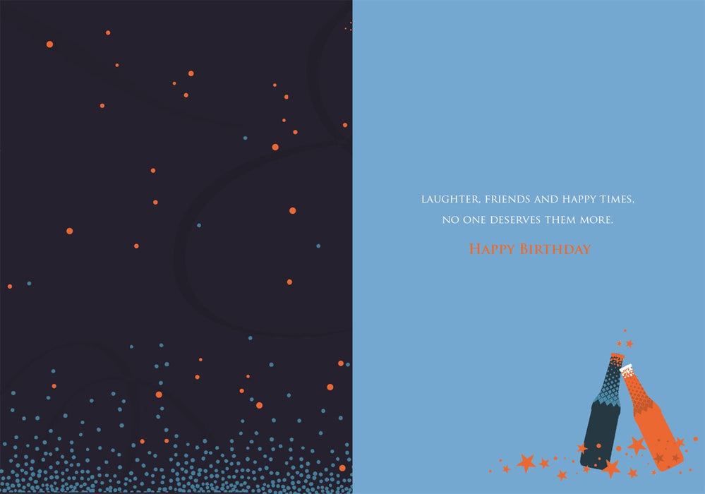 ICG 'Cheers! Open Male' Birthday Card