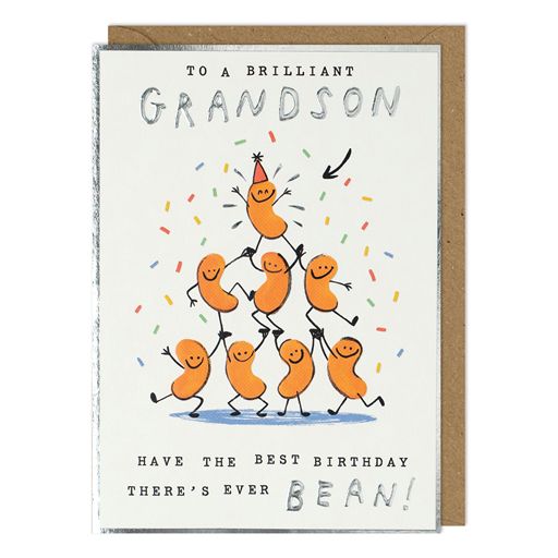 Paperlink 'To A Brilliant Grandson' Birthday Card