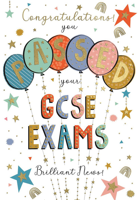 ICG 'You Passed Your GCSE Exams' Congratulations Card