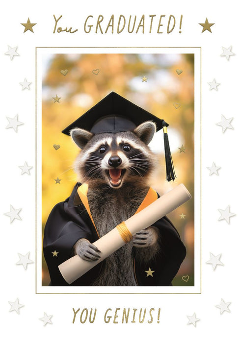 ICG 'You Graduated You Genius' Graduation Card