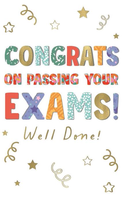 ICG 'Congrats On Passing Your Exams' Congratulations Card