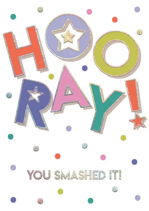 ICG 'Hooray! You Smashed It' Congratulations Card