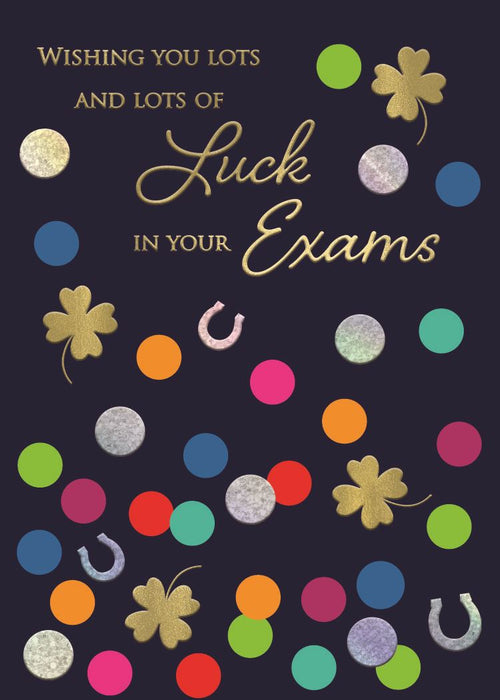 ICG 'Wishing You Lots Of Luck In Your Exams' Congratulations Card