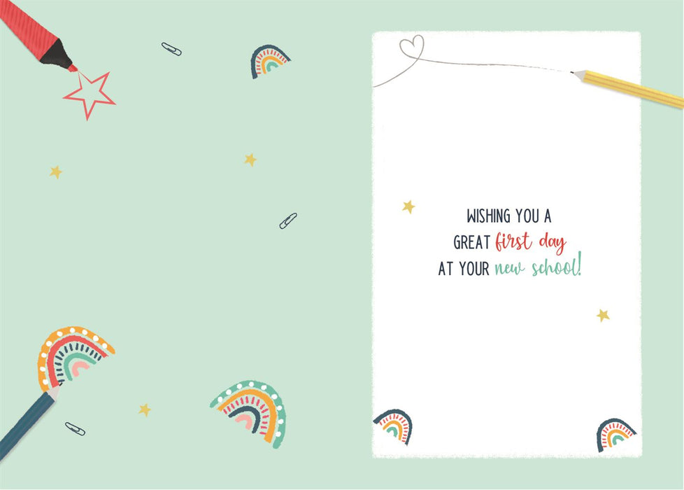 ICG 'On Your First Day Of School' First Day Card