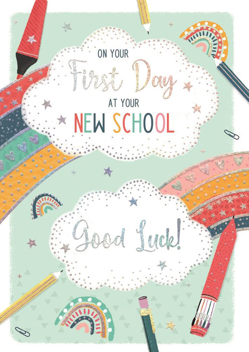 ICG 'On Your First Day Of School' First Day Card